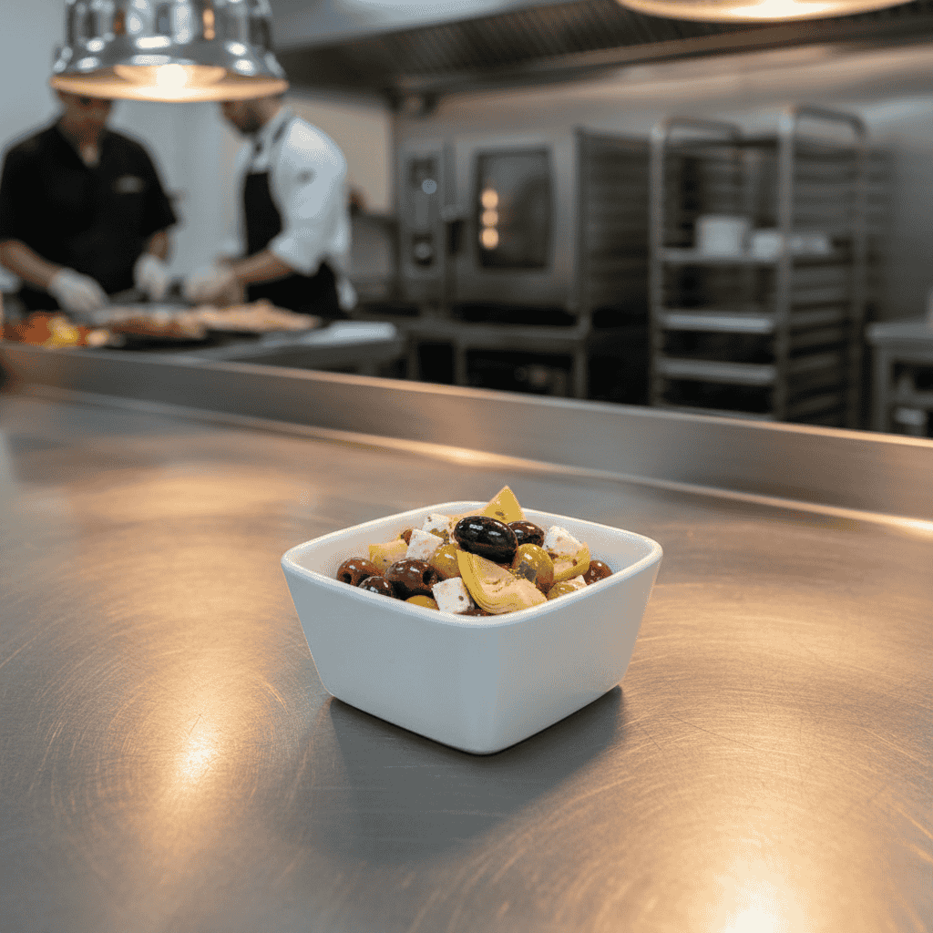 Bowl Cuadrado 13 X 9 Cm Bar Porcelain