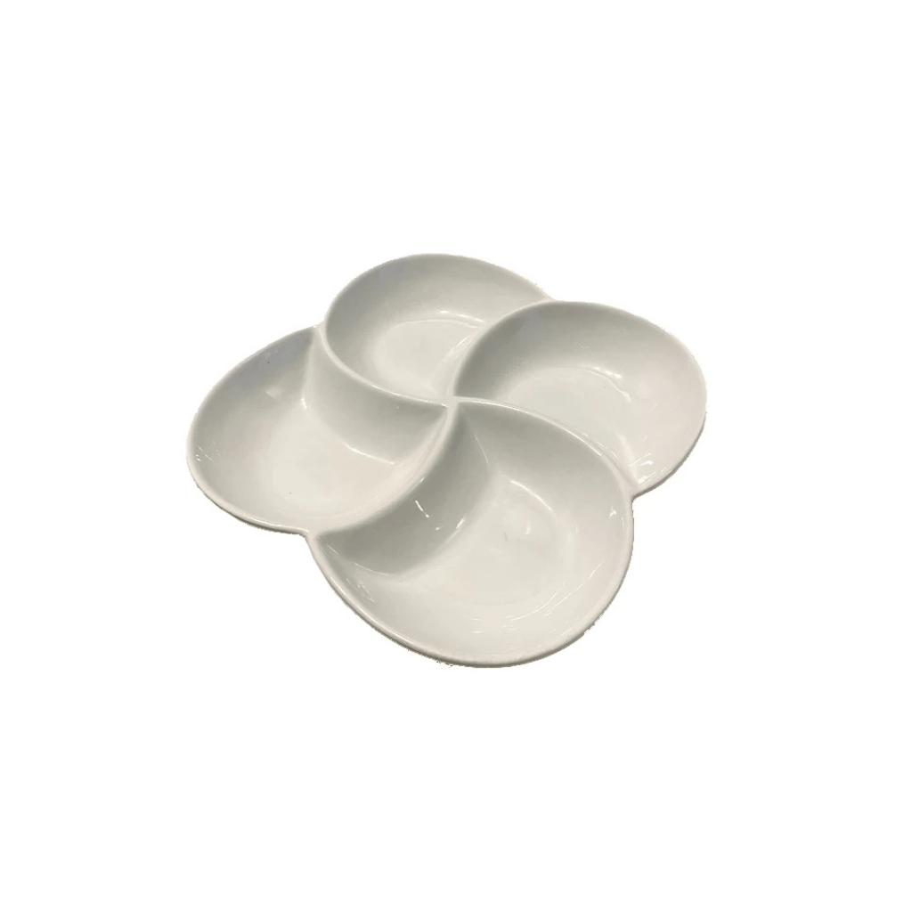 Bowl Cuadruple Circular 23 X 23 Cm Bar Porcelain