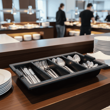 Contenedor Para Cubiertos De 4 Compartimientos Cac