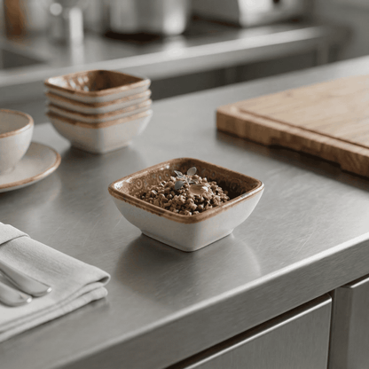 Pocillo Cuadrado Cowry 9 Cm By Bone