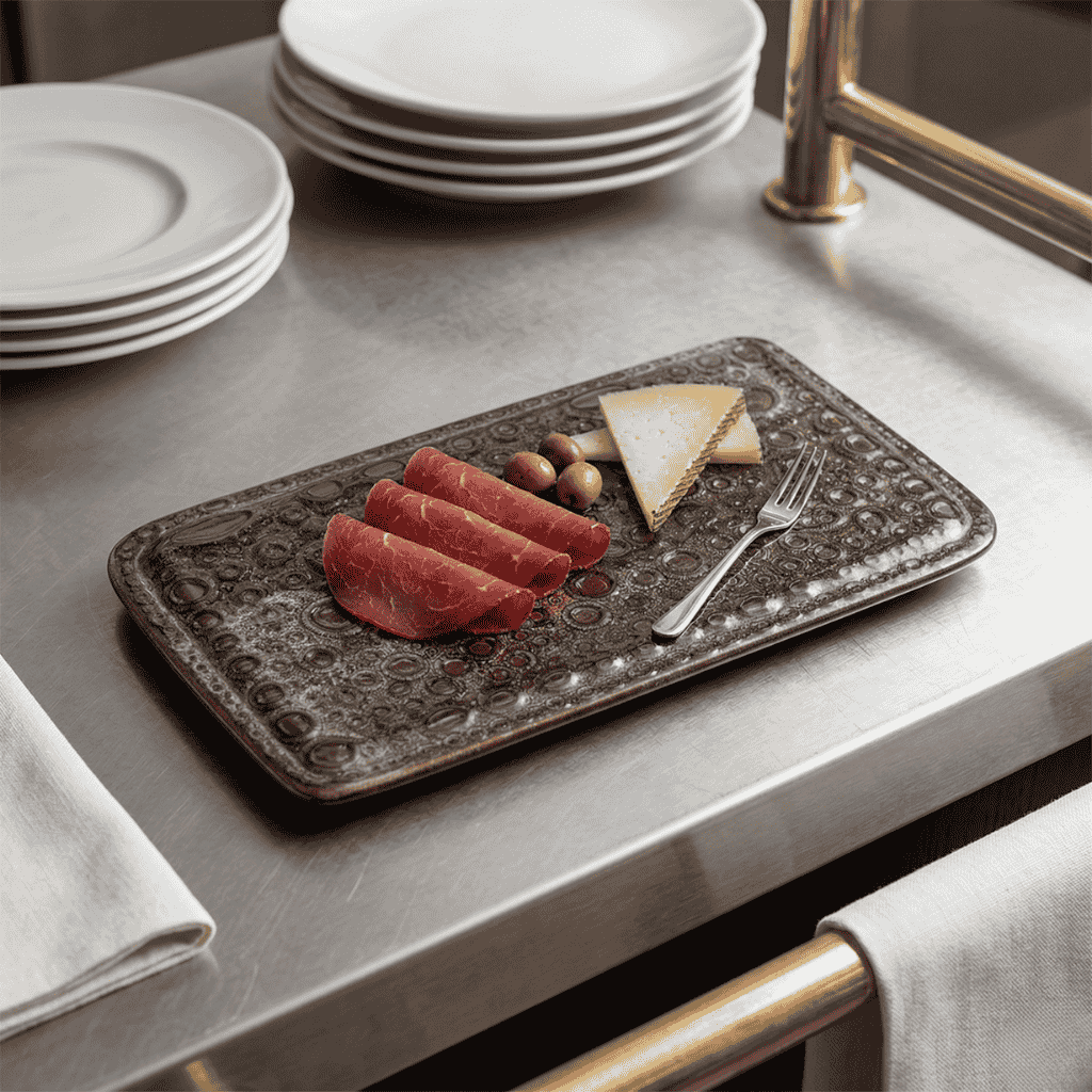 Bandeja Rectangular Cowry 35 X 21 Cm By Bone