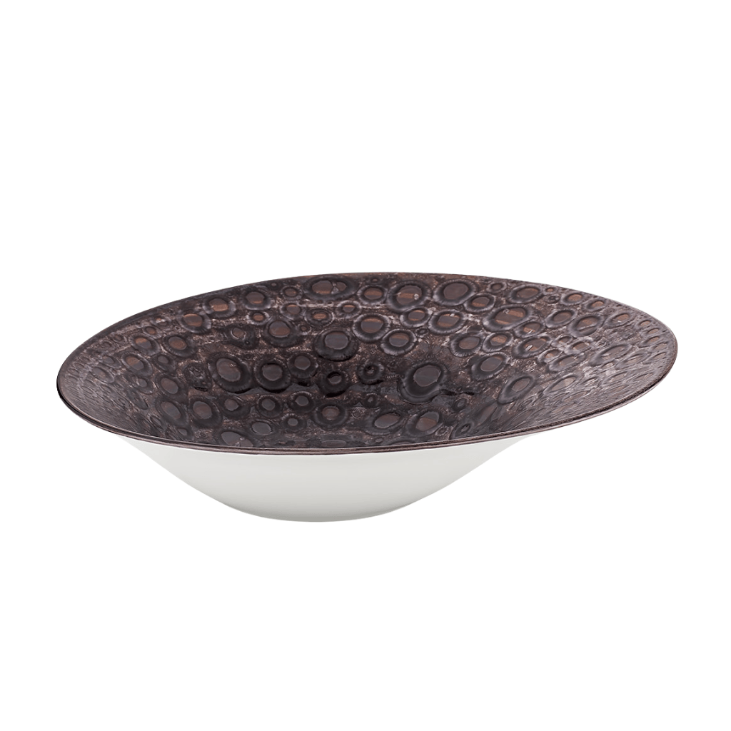 Plato Hondo Irregular Cowry 27 Cm By Bone