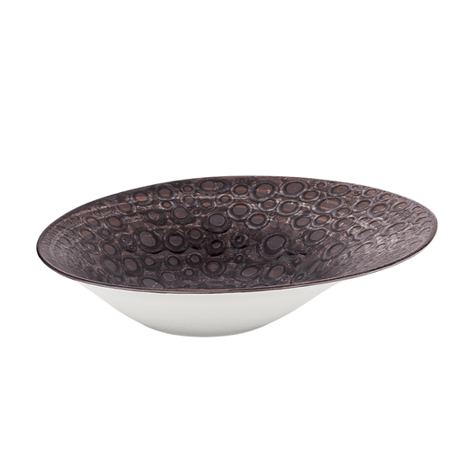 Plato Hondo Irregular Cowry 27 Cm By Bone