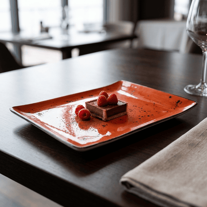 Plato Rectangular Reactiv 22 X 18 Cm Irabia