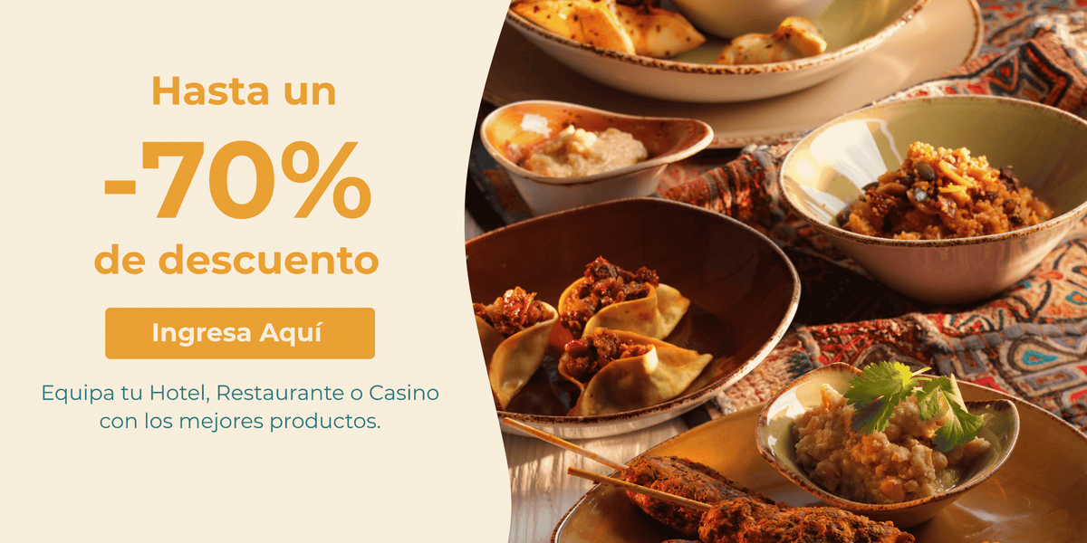 Productos en descuento para restaurantes, hoteles y servicios de gastronomía
