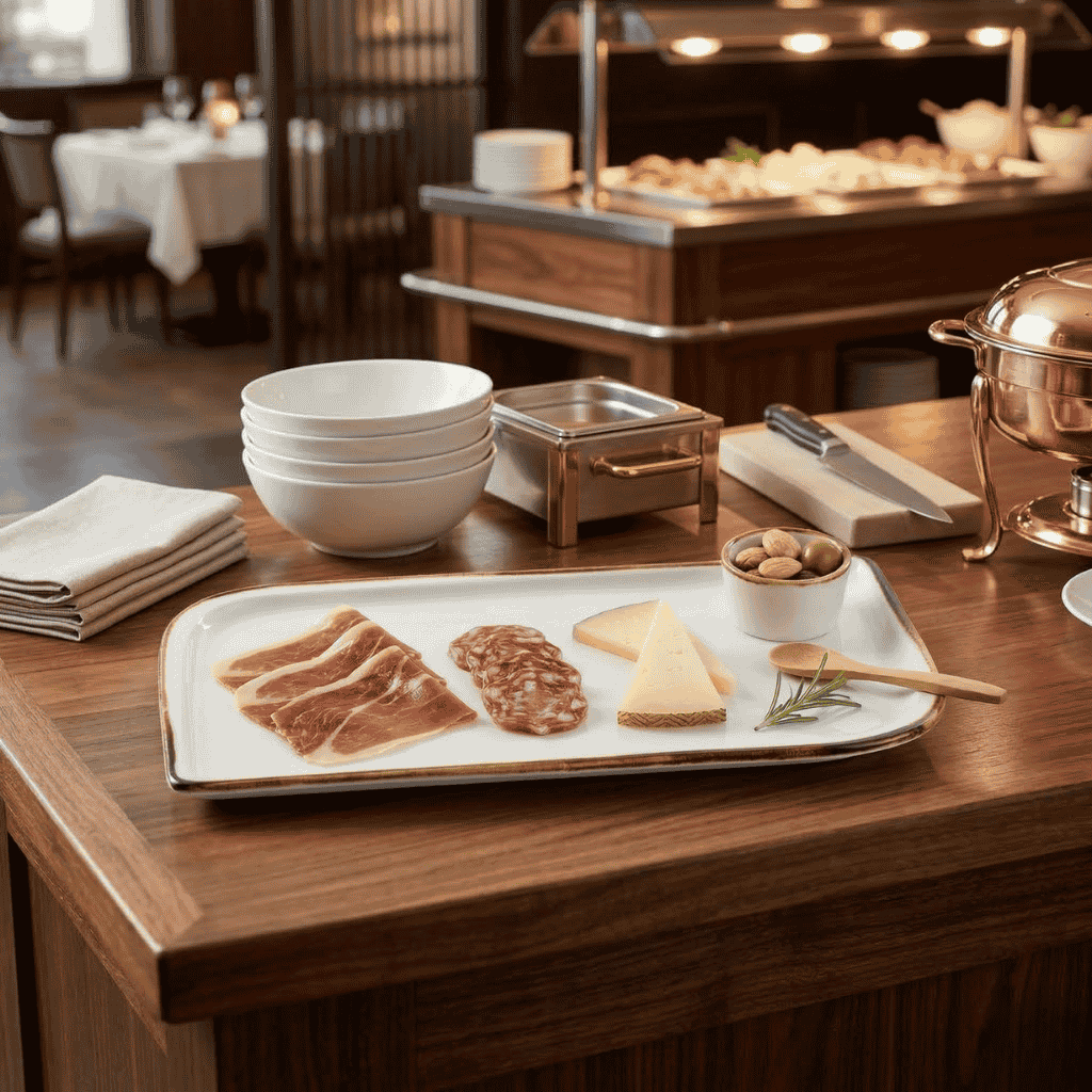 Bandeja Rectangular Harmony 36,5 X 16,5 Cm By Bone