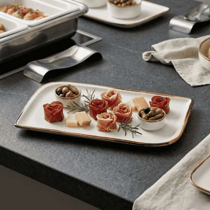 Bandeja Rectangular Harmony 36,5 X 16,5 Cm By Bone