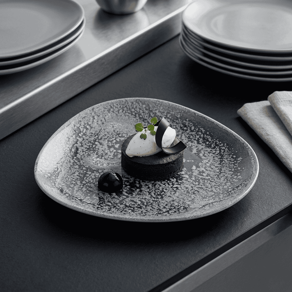 Plato Poliforma Island Onix 19 X 16,5 Cm By Bone
