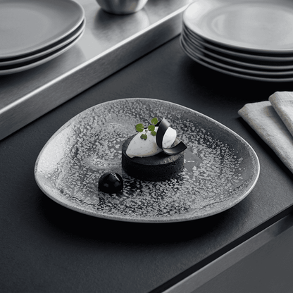 Plato Poliforma Island Onix 19 X 16,5 Cm By Bone
