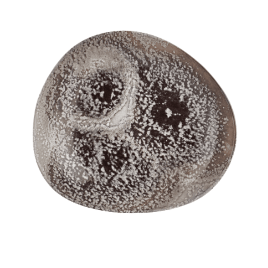 Plato Hondo Poliforma Island Onix 25 x 22.5 cm Cm By Bone