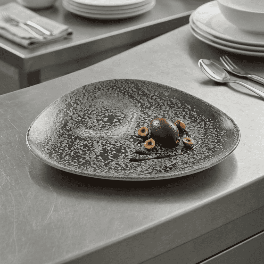 Plato Poliforma Island Onix 26 X 22,5 Cm By Bone