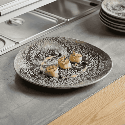 Plato Poliforma Island Onix 32 X 27 Cm By Bone