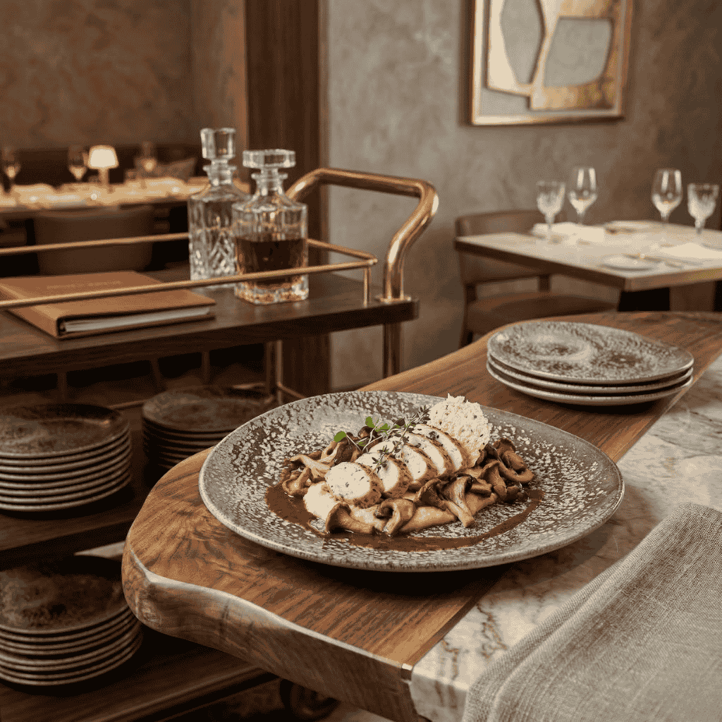 Plato Poliforma Island Onix 32 X 27 Cm By Bone