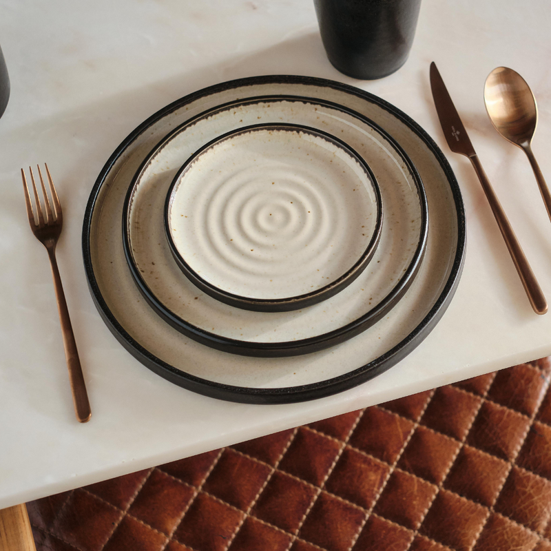 Vista Alegre Nordic Iron Plato de Postre 21,6 cm