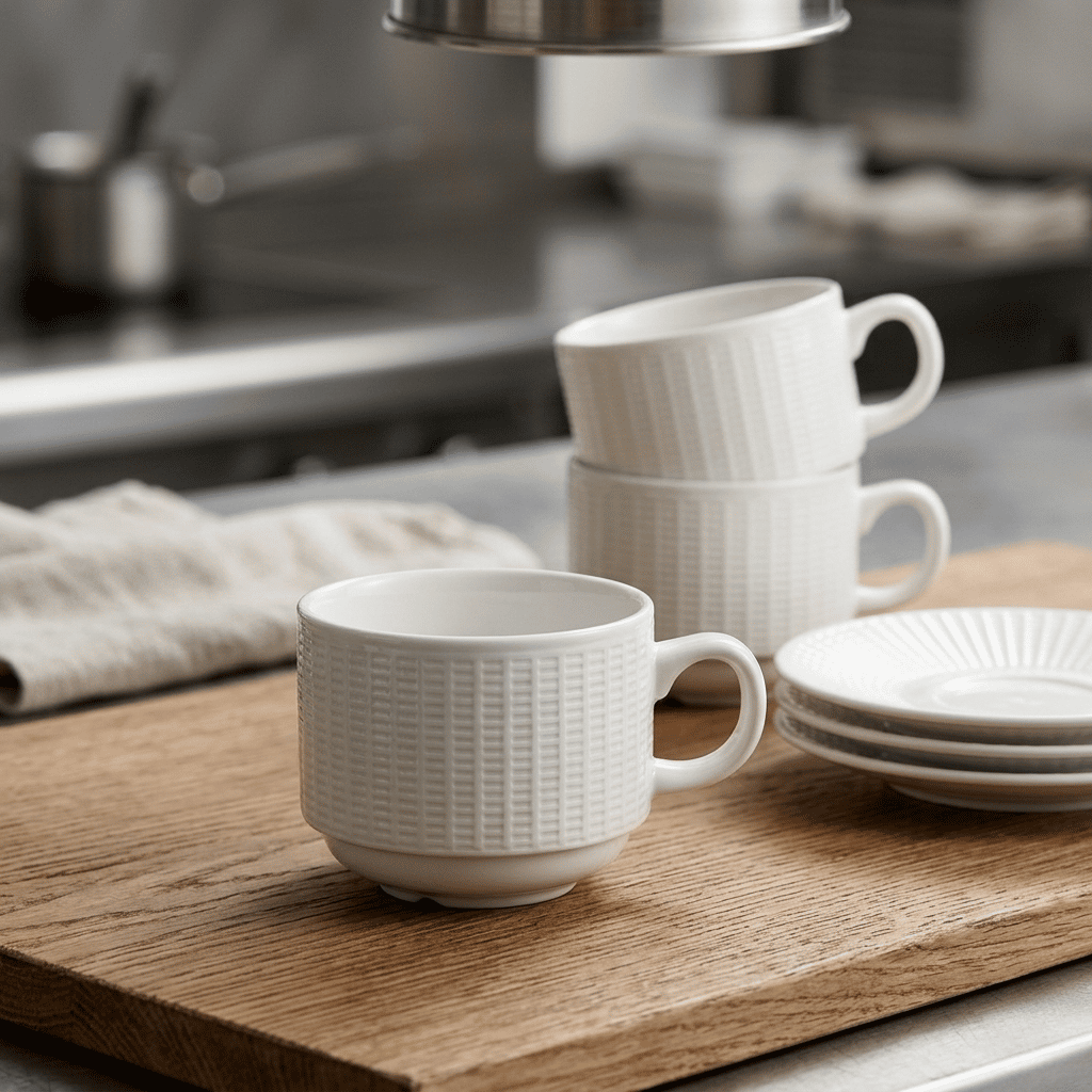 Taza Apilable Willow 210 Ml Steelite