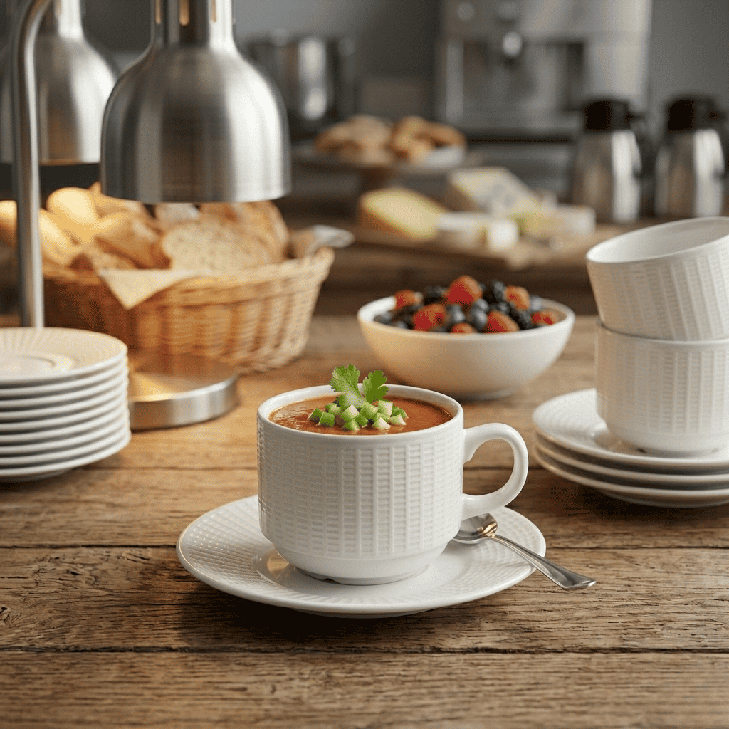 Taza Apilable Willow 210 Ml Steelite