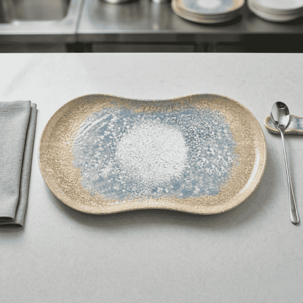 Plato Irregular Smooth 26 X 15 Cm By Bone