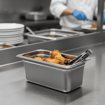 Recipiente Gn Acero Inoxidable 1/4 150 Mm Cac