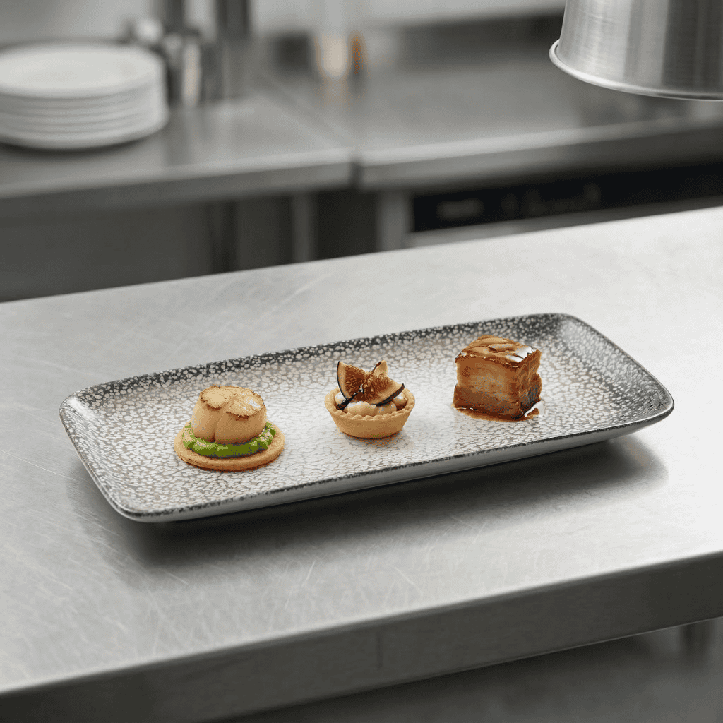 Bandeja Rectangular Spazio 36,5 X 16,5 Cm By Bone