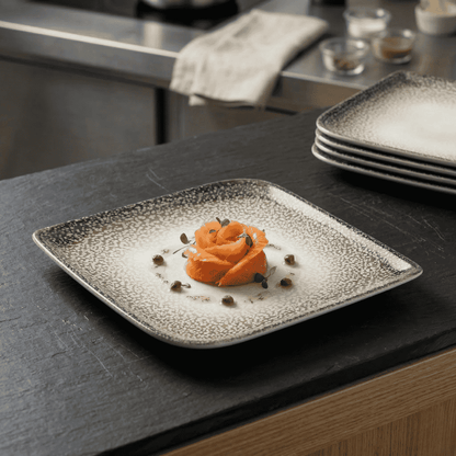 Plato Cuadrado Spazio 27,5 Cm By Bone
