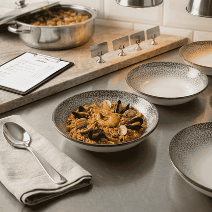 Plato Hondo Spazio 25 Cm By Bone