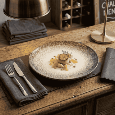 Plato Plano Spazio 23 Cm By Bone