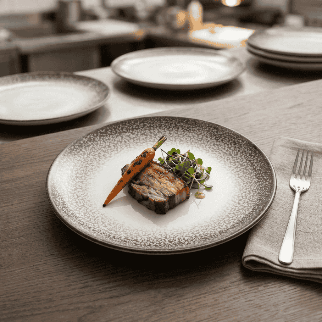 Plato Plano Spazio 27 Cm By Bone