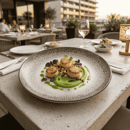 Plato Plano Spazio 27 Cm By Bone