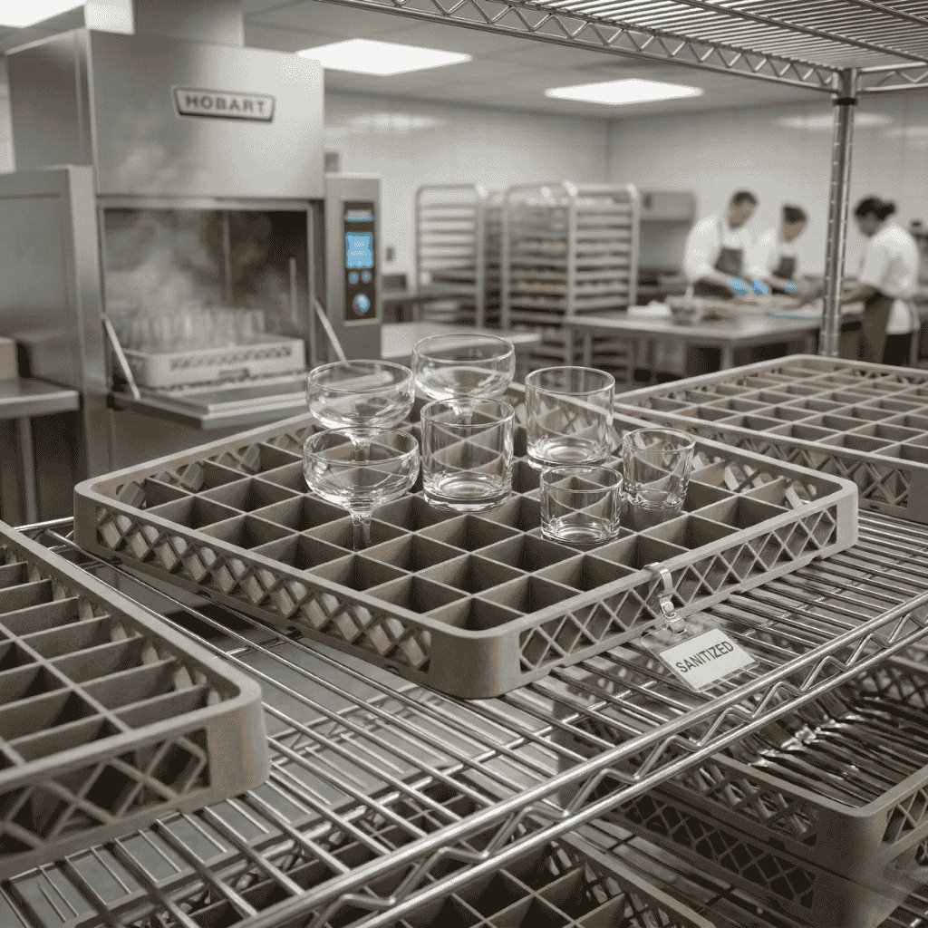 Canasto Lavavajillas Traex Rack Extension 9 Compartimientos Vollrath