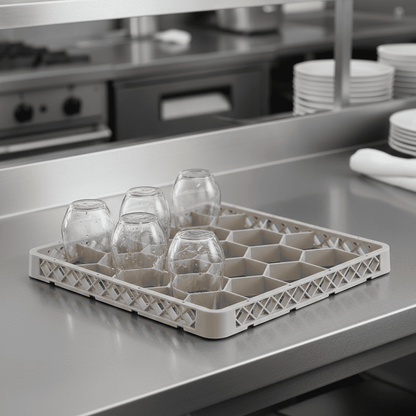 Rack Traex Extensión Beige 20 Compartimentos Vollrath