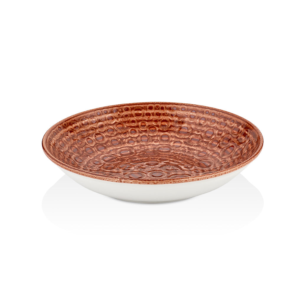 By Bone Cowry Plato Hondo de 21 cm / 800 ml