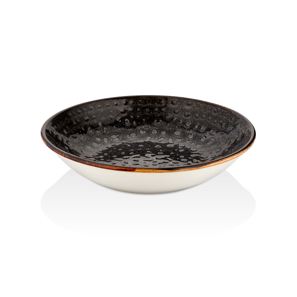 By Bone Cowry Plato Hondo de 25 cm / 1300 ml