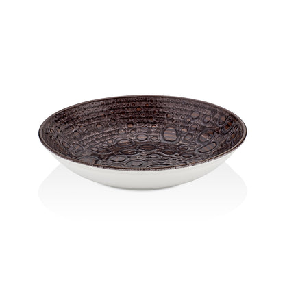 By Bone Cowry Plato Hondo de 25 cm / 1300 ml